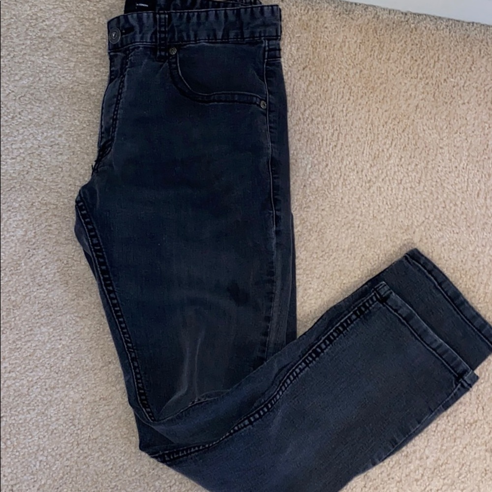 INC men’s faded black grey jeans